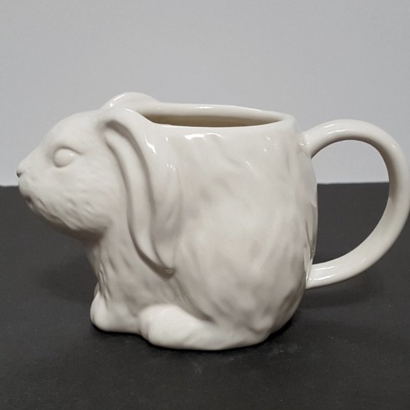 NEW Threshold Figural White Easter Bunny Mug 13.5 OZ Stoneware - Picture 3 of 7